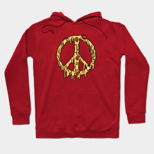 Peace of Pizza Symbol Hoodie